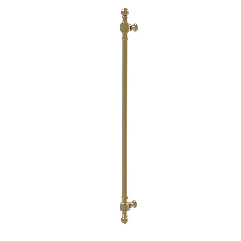 Allied Brass RW-3/18-SBR Retro Wave Collection 18 Inch Refrigerator Pull, Satin Brass